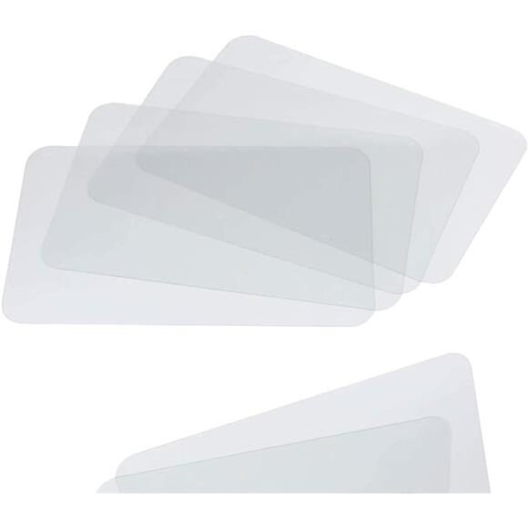 Clear Plastic Placemats Set of 4-Table Protector for Dining Room,Kitchen Counter - Picture 7 of 7